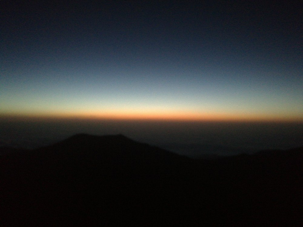 منظره از قله سبلان