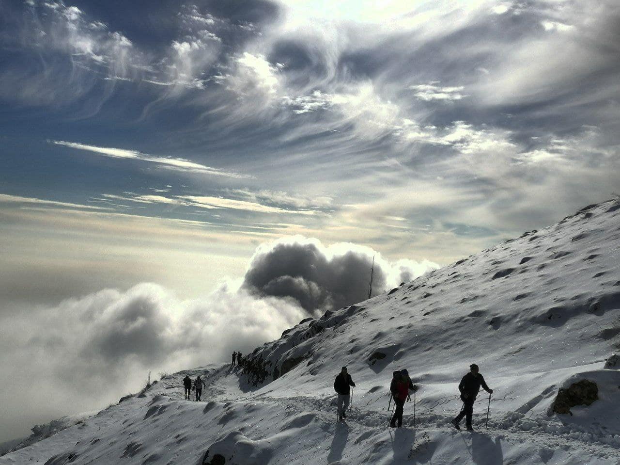 صعود گروهی به قله توچال