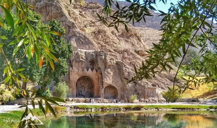 عکس کوه بیستون