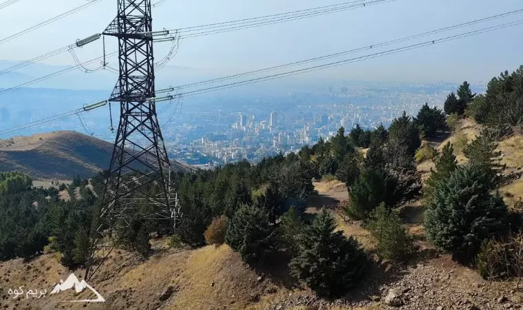 مسیر قله عرقچین