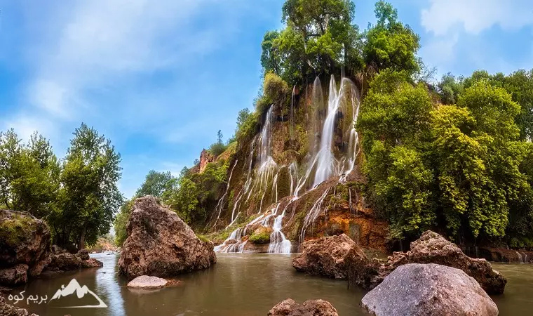 	 آبشار بیشه کجاست ؟