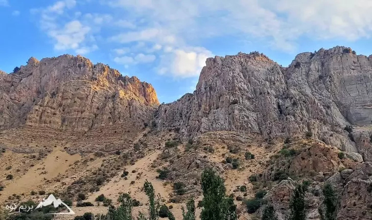 	 فاصله شیراز تا آبشار مارگون