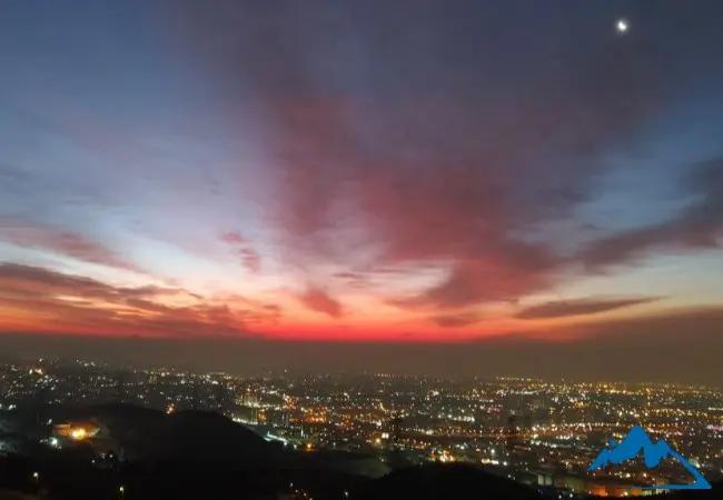 مسیر کوه آسیاب باد