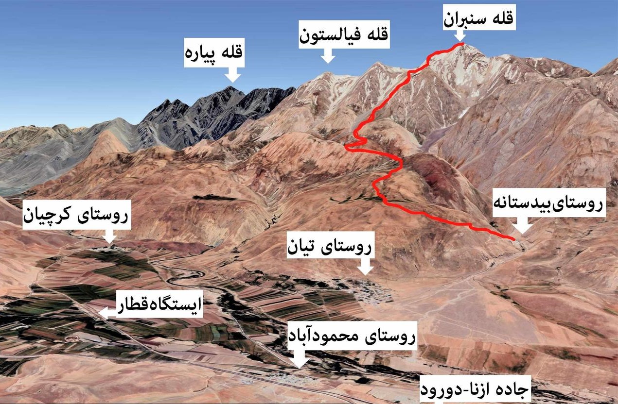 نقشه اشترانکوه