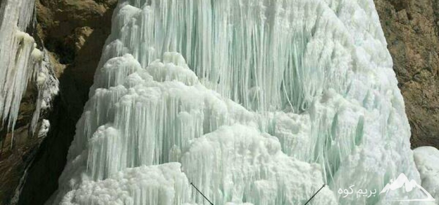 آبشار یخی سنگان