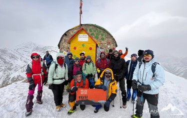 گزارش برنامه صعود زمستانه به قله دارآباد