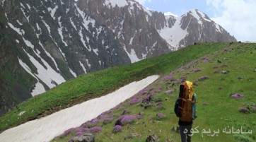 صعود به علم کوه از حصار چال