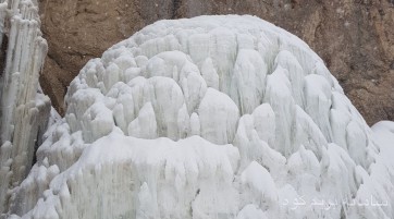 ّبازدید از آبشار یخی سنگان